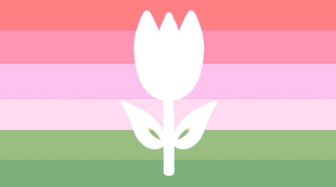 Tulipgender - feminine/neutral gender strongly related to nature, forests, overgrowth, flower fields, butterflies, tulips and carnations, and soft pinks and greens (Bonus points if you kin/are strongly connected to Fluttershy from MLP)