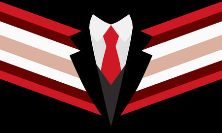 Hitmangender - tied to hitman, being one and anything related to them me and my partner designed this flag for me as I couldn’t find any fitting hitman flags for me